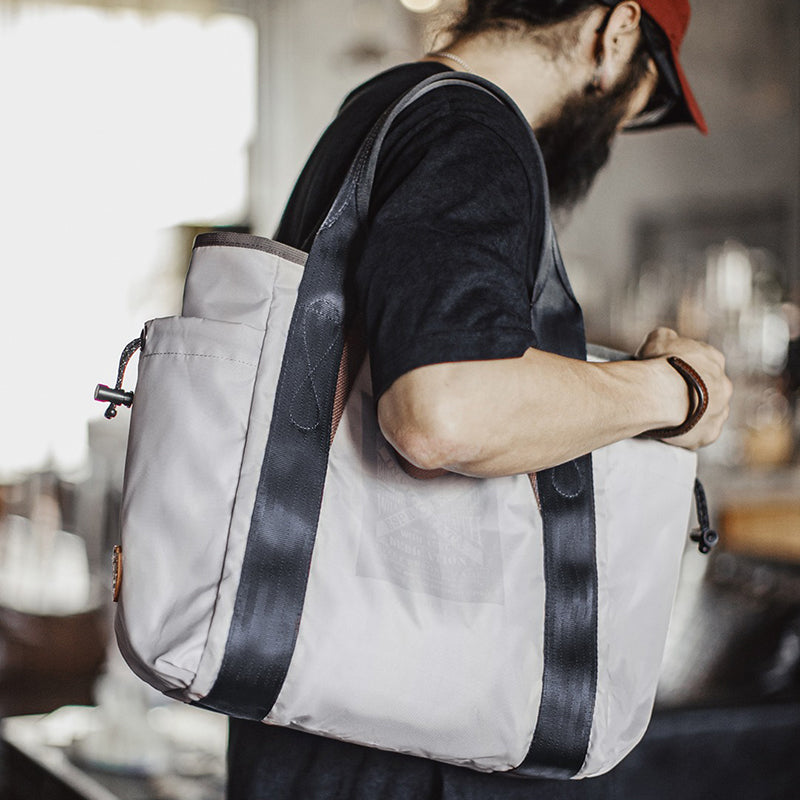 Retro Large Capacity Waterproof Tote Bag Computer Bag