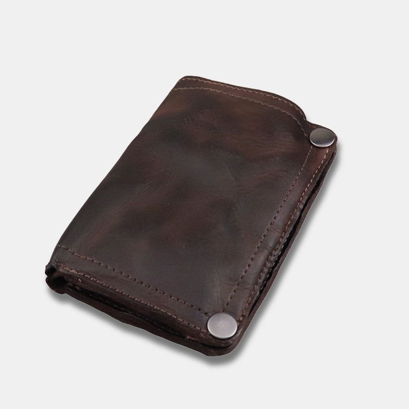 Retro Handmade Leather Wallet Multi-card Slots Wallet