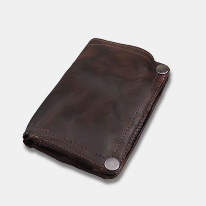 Retro Handmade Leather Wallet Multi-card Slots Wallet