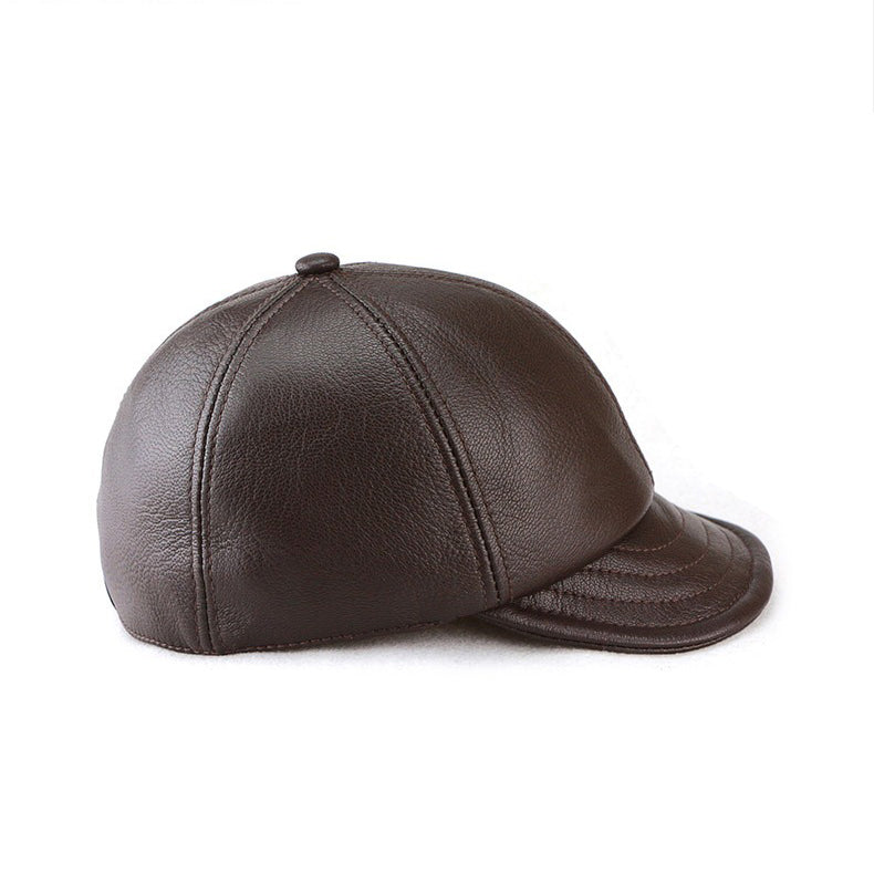 Retro Casual Leather Suede Sheepskin All-match Hats