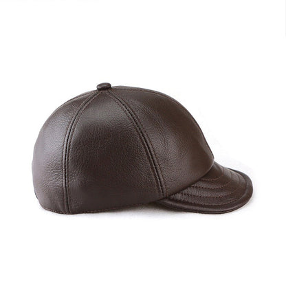 Retro Casual Leather Suede Sheepskin All-match Hats