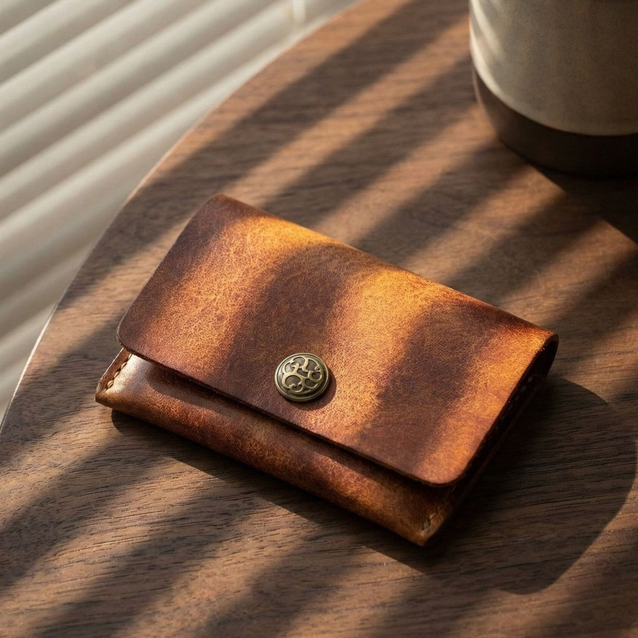 Retro Handmade Leather Card Wallets
