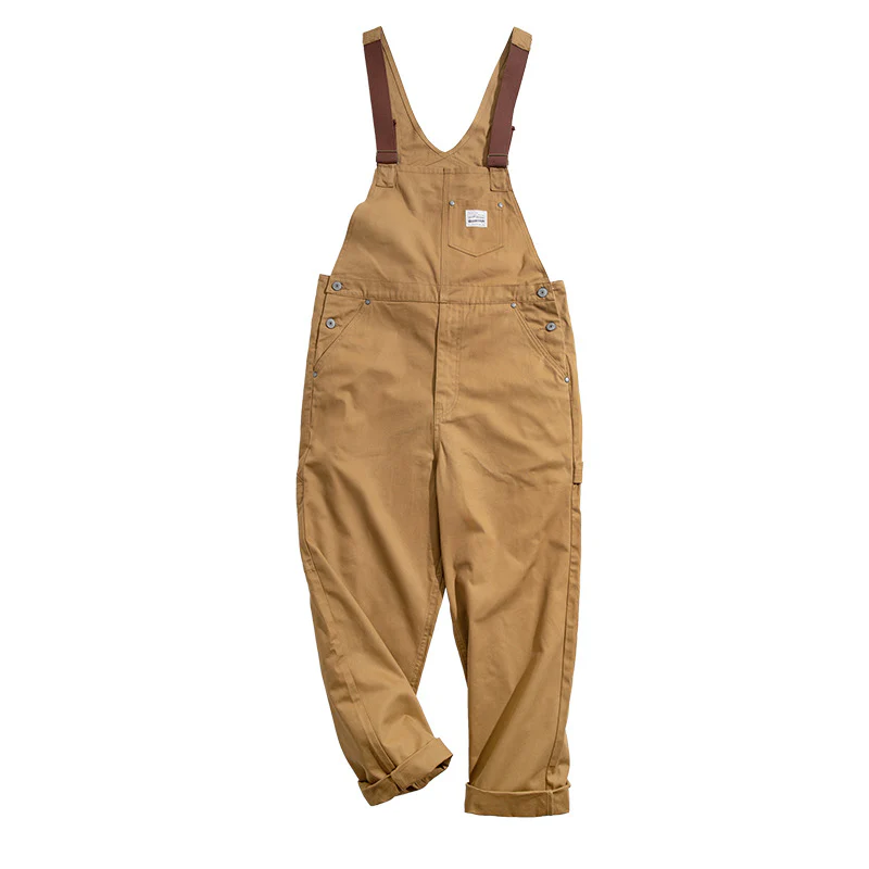 Vintage Casual Work Style Overalls