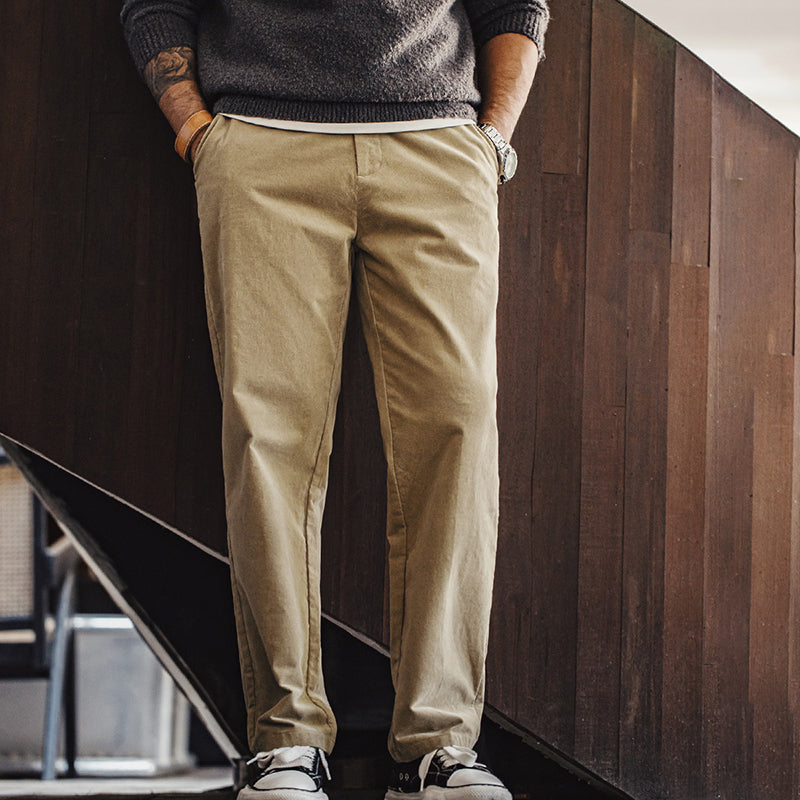 Retro Corduroy Trousers Casual Pants