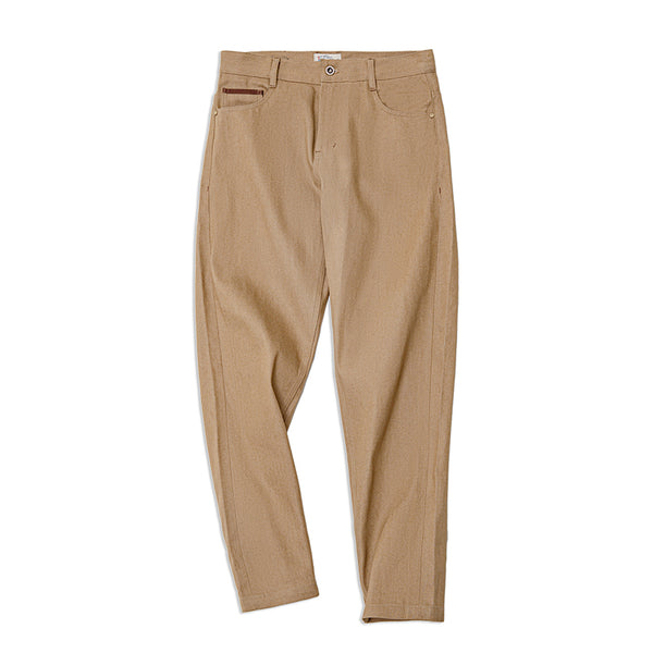 Retro Khaki Denim Workwear Pants