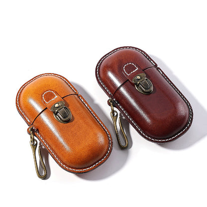 Genuine Leather Vintage Sun Glasses Box