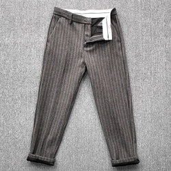 Large Size Retro Casual Striped Pants