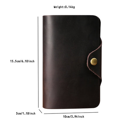 Retro Leather Handmade Multi-card Slots Long Wallet