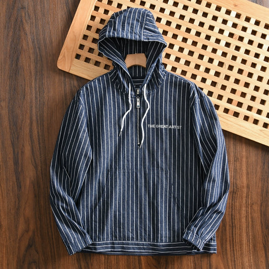 Retro Style Casual Pullover Hoodie