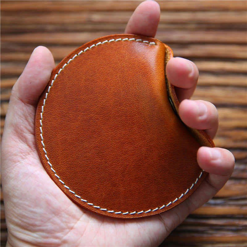 Retro Handmade Leather Coin Wallets