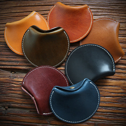 Retro Handmade Leather Coin Wallets