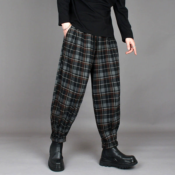 Retro Casual Winter Harem Pants