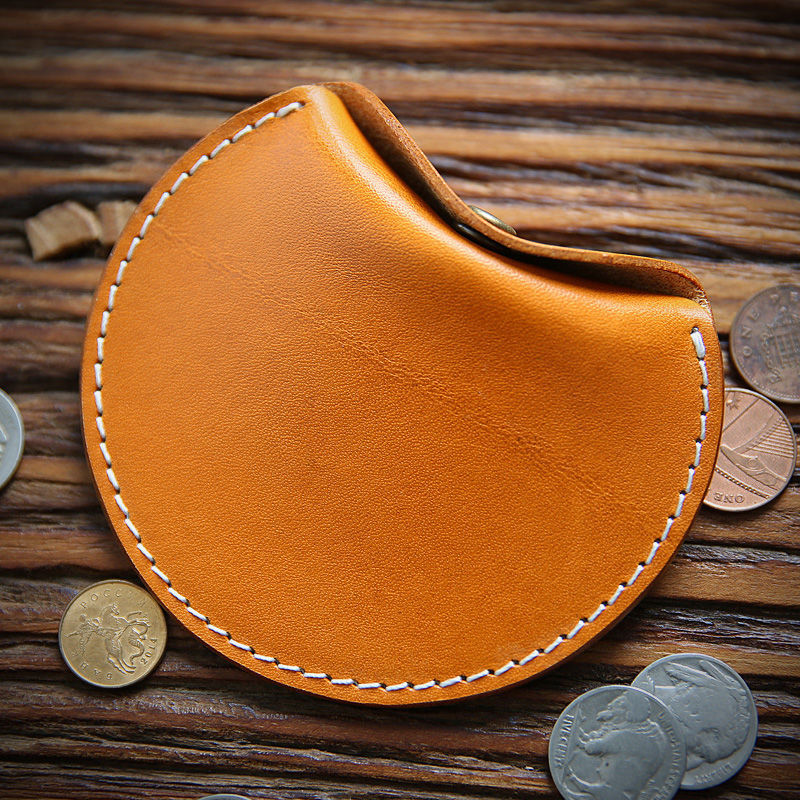 Retro Handmade Leather Coin Wallets