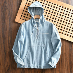 Retro Style Casual Pullover Hoodie