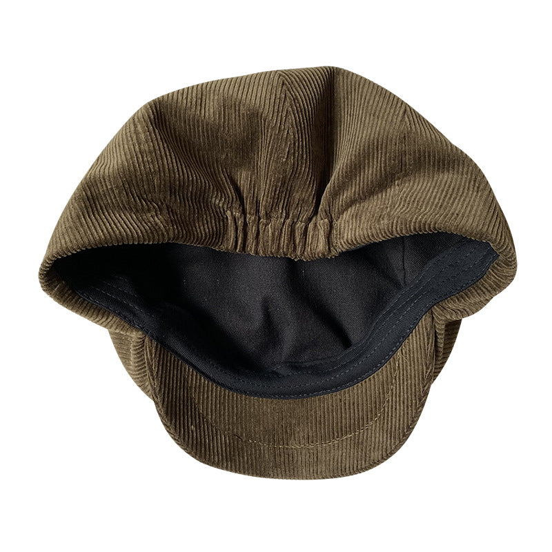 Retro Corduroy All-match Hats