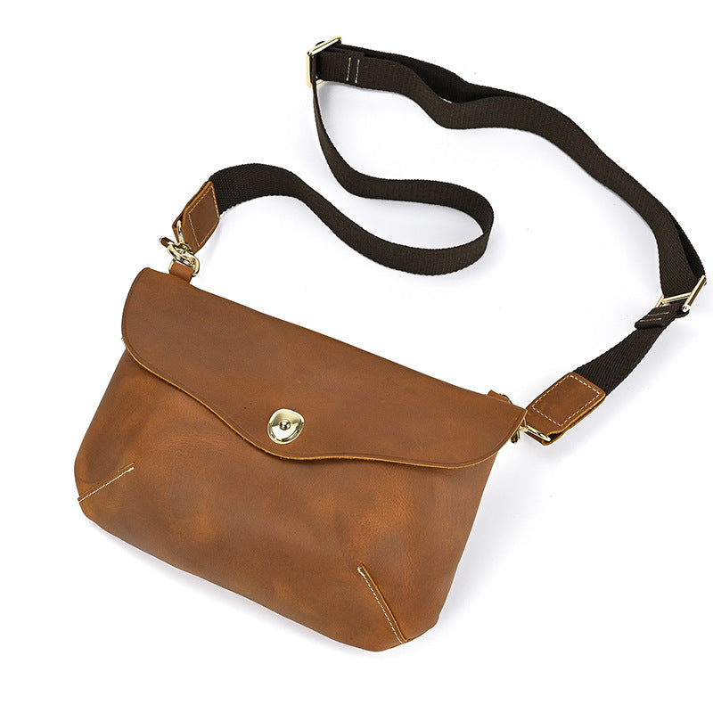 Retro Handmade Leather Crossbody Bag