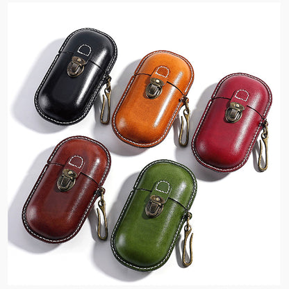 Genuine Leather Vintage Sun Glasses Box