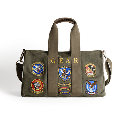 Vintage Large-capacity Tote bag Military Flight Bag