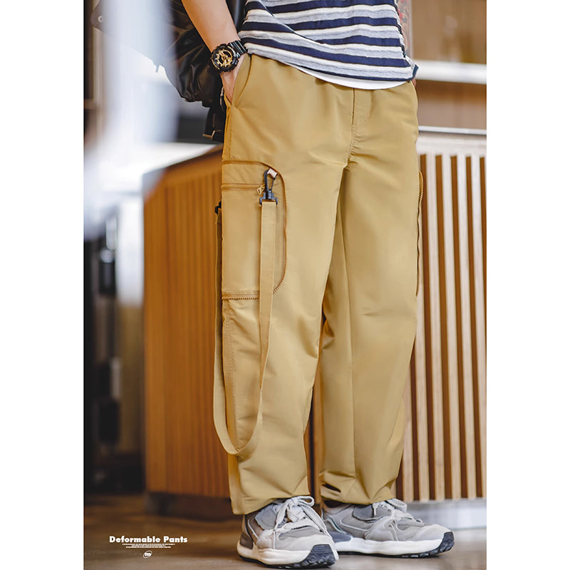 Retro Casual Dual-use Deformable Pants Crossbody Bag