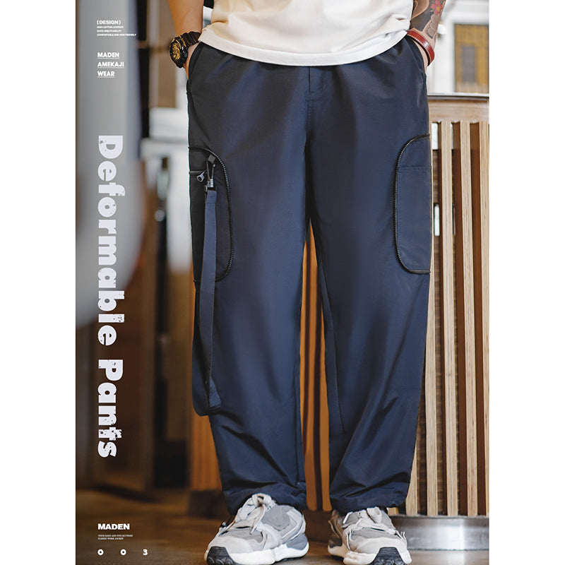 Retro Casual Dual-use Deformable Pants Crossbody Bag