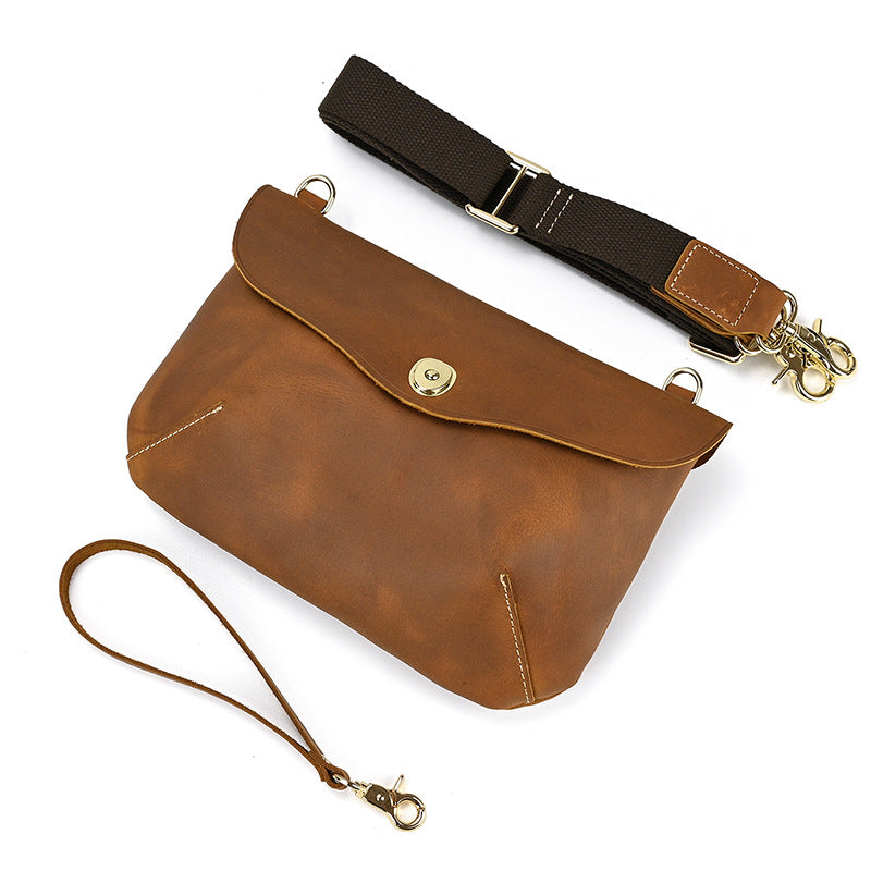 Retro Handmade Leather Crossbody Bag