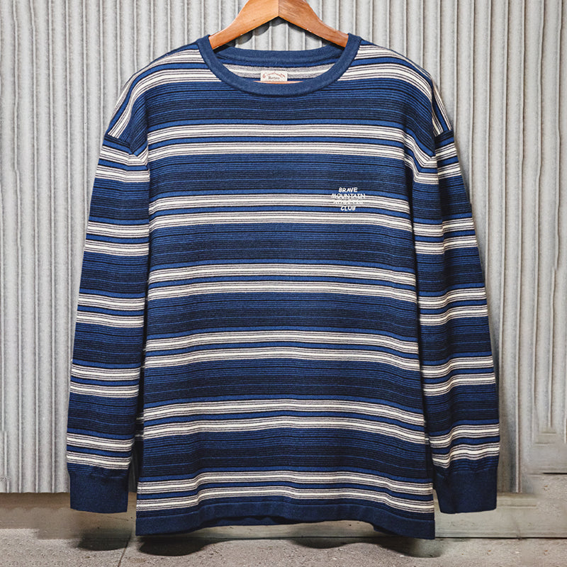 Retro Cityboy Blue Striped Sweater