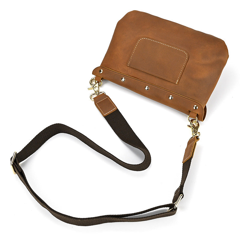 Retro Handmade Leather Crossbody Bag