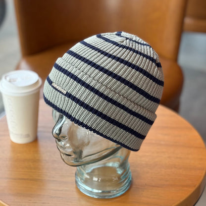 Retro Striped Knitted Hat