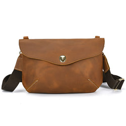 Retro Handmade Leather Crossbody Bag