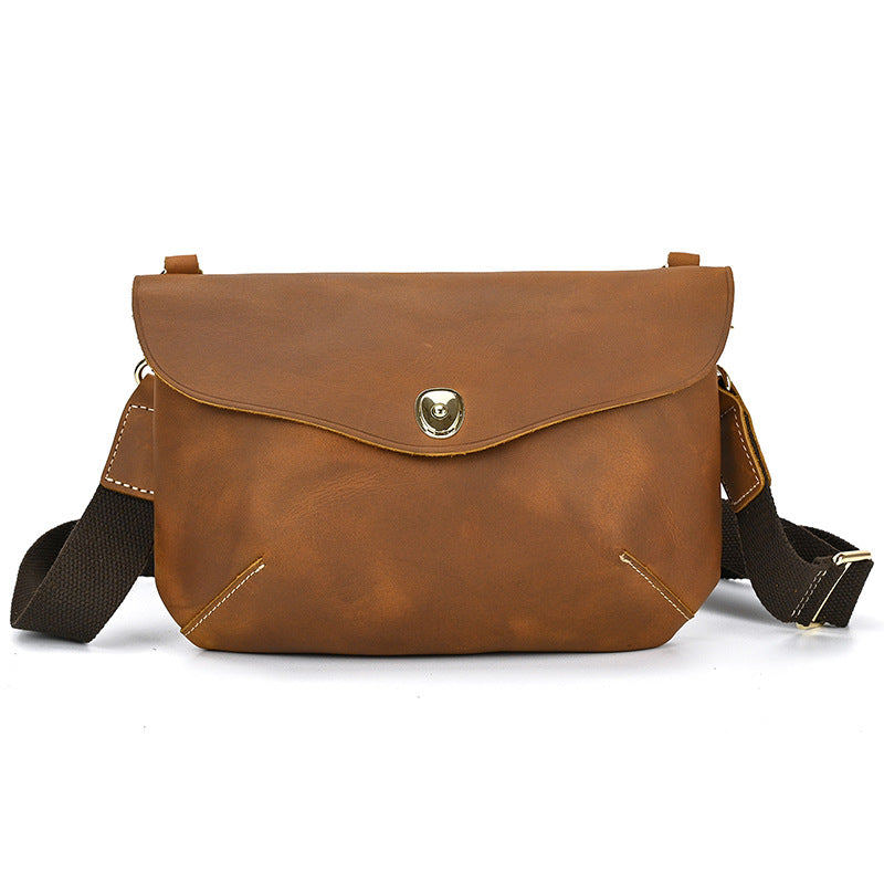 Retro Handmade Leather Crossbody Bag