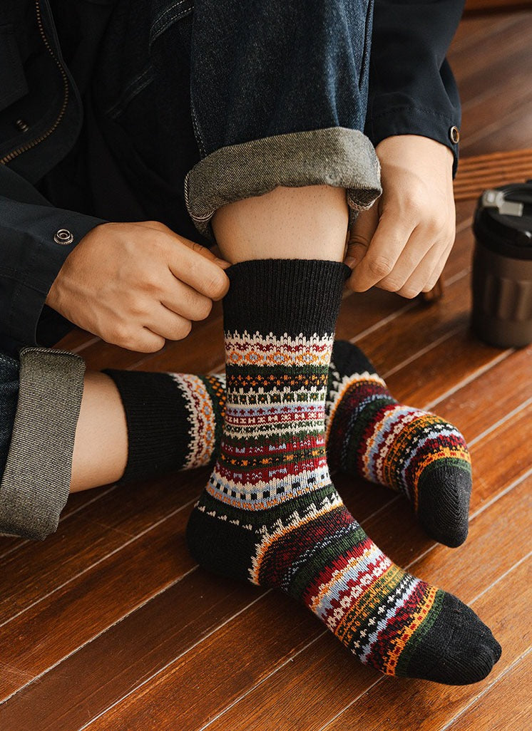 Men's Retro Ethnic Style Wool Socks