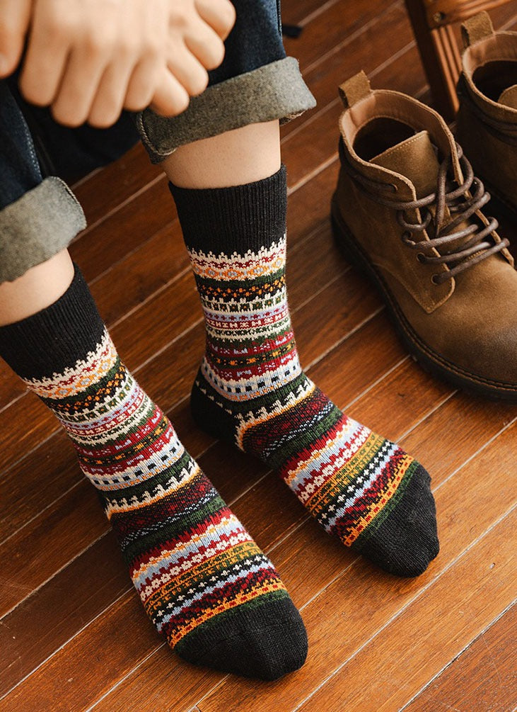 Men's Retro Ethnic Style Wool Socks