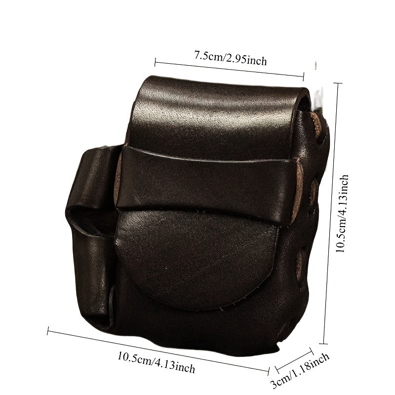 Vintage Handmade Vegetable Tanned Leather Cigarette Case