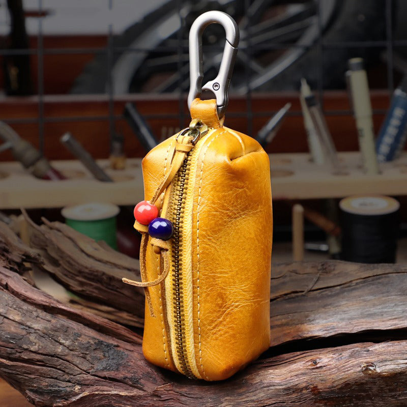 Retro Handmade Leather Car Key Bags