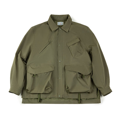 Retro Functional Pocket Jacket Urban Outdoor Outwears