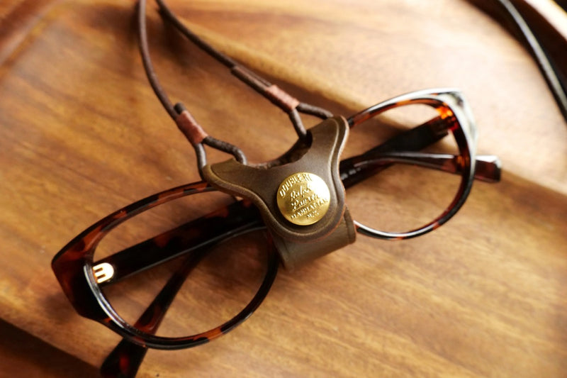 Retro Handmade Leather Portable Glasses Lanyard