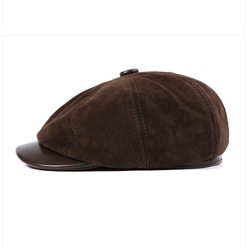 Retro Casual Leather All-match Hats