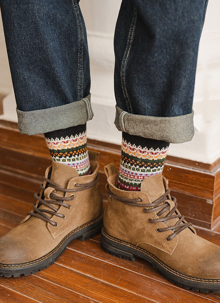 Men's Retro Ethnic Style Wool Socks