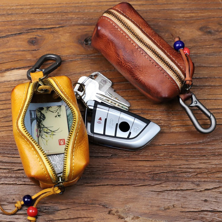 Retro Handmade Leather Car Key Bags