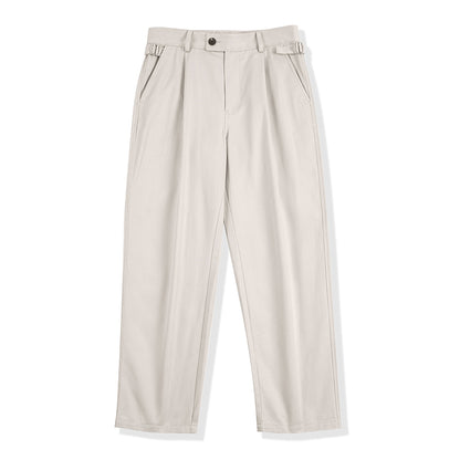 Retro Naples Trousers Gentleman Straight Leisure Design Pants