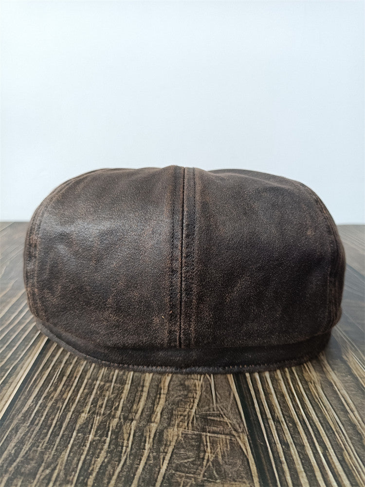 Retro Workwear-style Newsboy cap