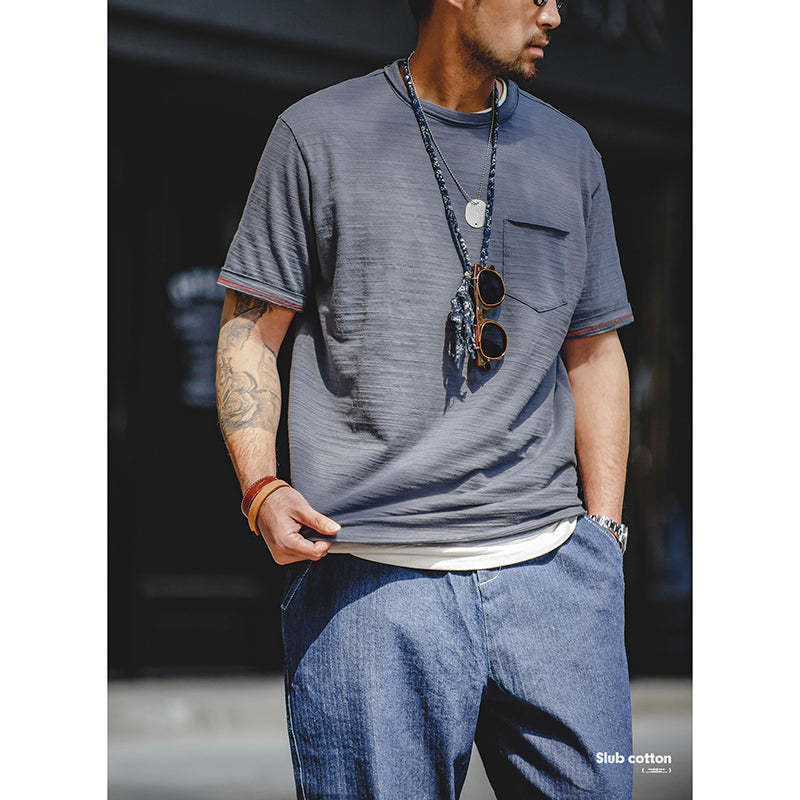 Retro Summer Sub Cotton T-shirt