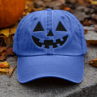 Retro Halloween Pumpkin Autumn Style Print Hat