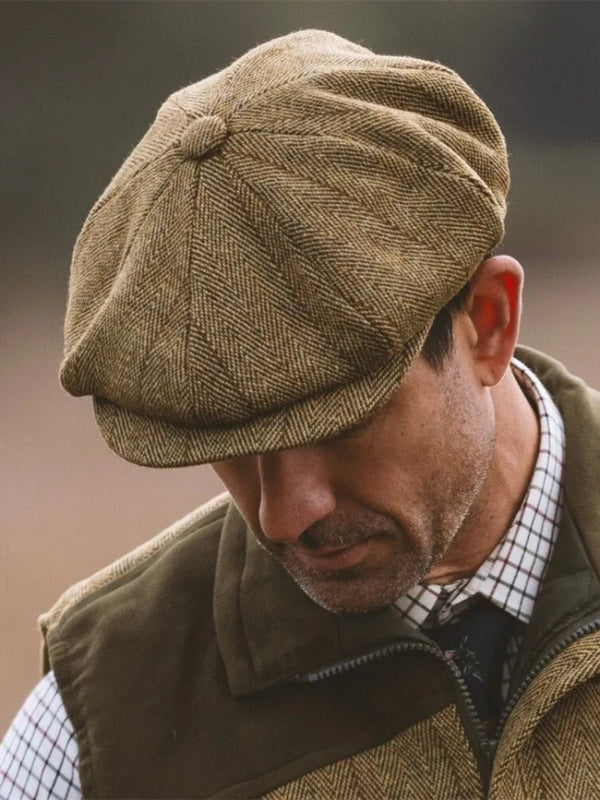 Retro Casual Herringbone All-match Hats