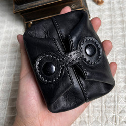 Retro Handmade Leather Coin Bags