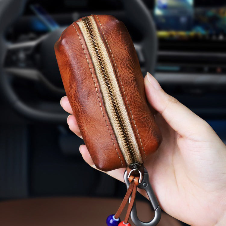 Retro Handmade Leather Car Key Bags