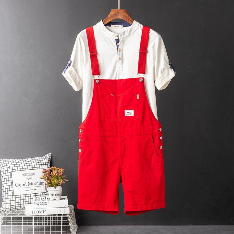 Unisex Look Lovers Overalls Matching Couple Clothes Shorts