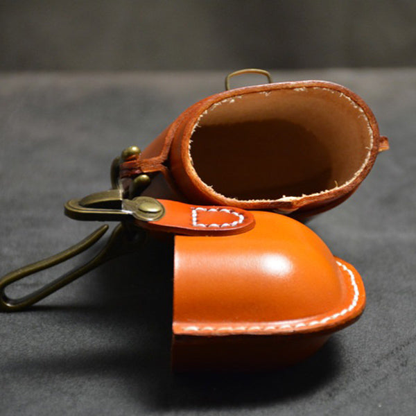 Retro Handmade Leather Glasses Case