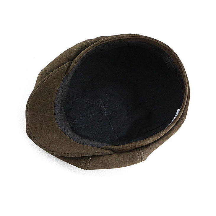 Retro Casual Suede Leather All-match Hats
