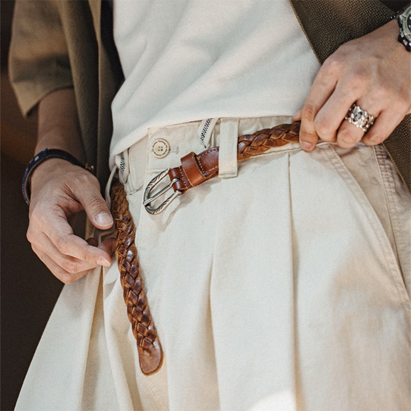 Premium Veg-Tan Leather Belt - Handcrafted for Durability and Style